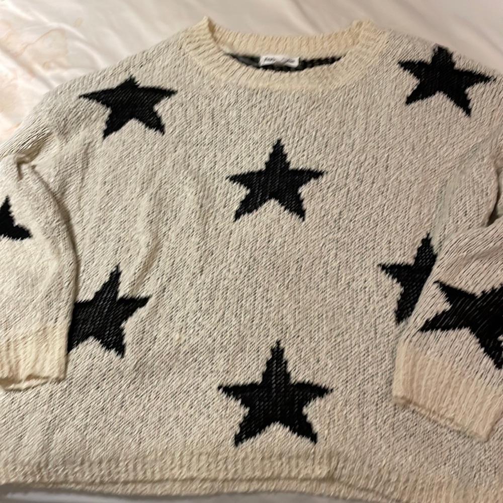 Newburry Kustom by Vicci Star Crew Neck Sweater